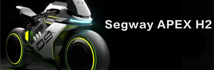 Segway APEX H2 electric hydrogen hybrid motorcycle